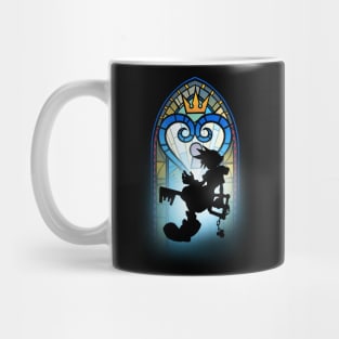 Heart Window - Kingdom Hearts Video Game - Stained Glass Mug